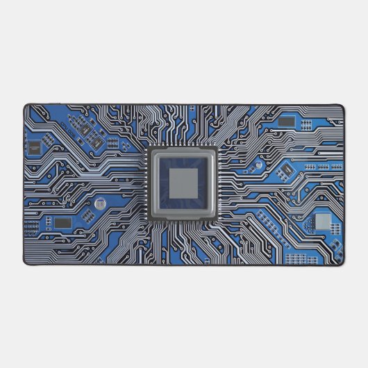 Detaillierter Schaltplan der Hauptplatine Schreibtischunterlage (Vorderseite)