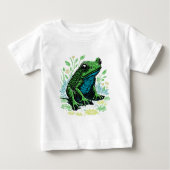 Detaillierter Teigfrosch Baby T-shirt (Vorderseite)