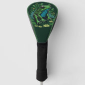 Detaillierter Teigfrosch Golf Headcover (Vorderseite)