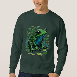 Detaillierter Teigfrosch Sweatshirt