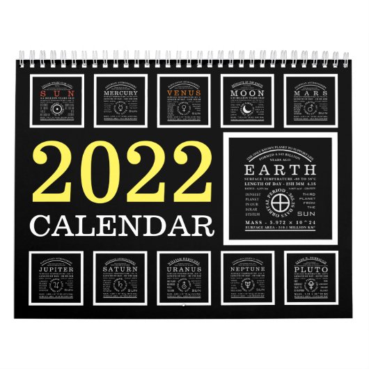 Detailliertes Astronomiesymbol Kalender (Titelbild)