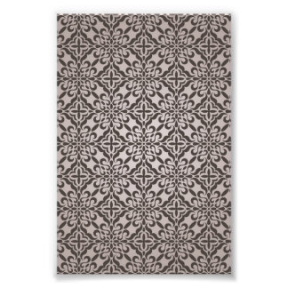 Detailliertes Blumenmuster Tapete Fotodruck