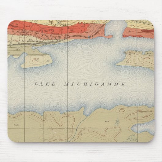 Detailliertes Geologie-Blatt V Mousepad (Vorne)