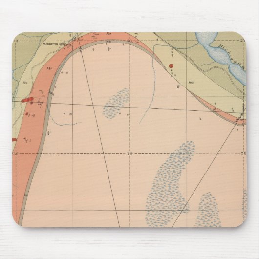 Detailliertes Geologie-Blatt VII Mousepad (Vorne)