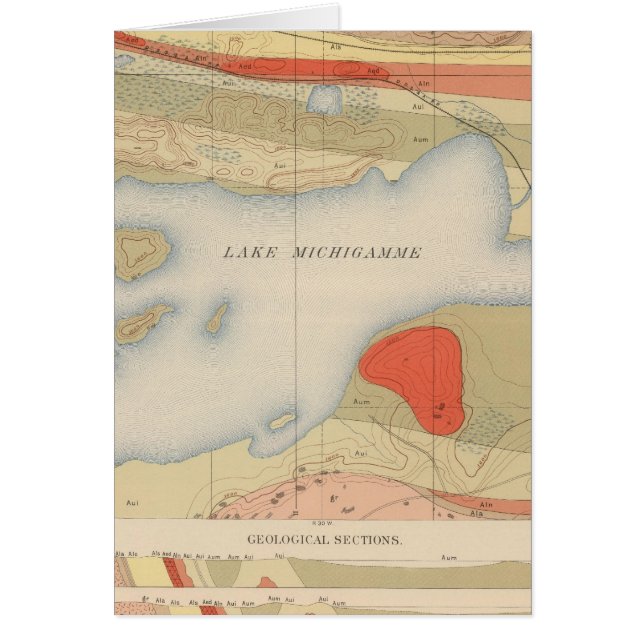 Detailliertes Geologie-Blatt VIII (Vorne)