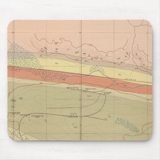 Detailliertes Geologie-Blatt XII Mousepad (Vorne)