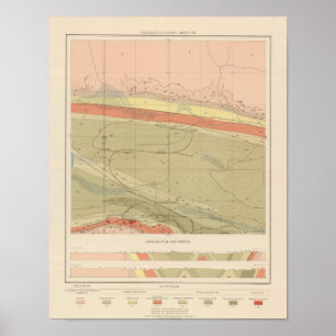Detailliertes Geologie-Blatt XII Poster