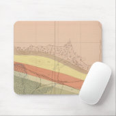 Detailliertes Geologie-Blatt XVI Mousepad (Mit Mouse)