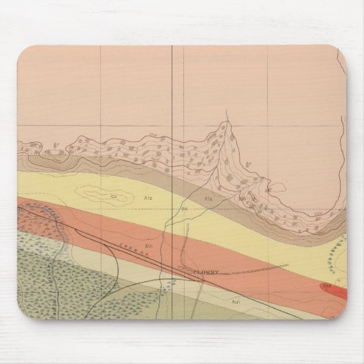 Detailliertes Geologie-Blatt XVI Mousepad (Vorne)