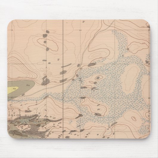 Detailliertes Geologie-Blatt XVIII Mousepad (Vorne)
