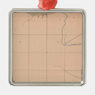 Detailliertes Geologie-Blatt XX Ornament Aus Metall