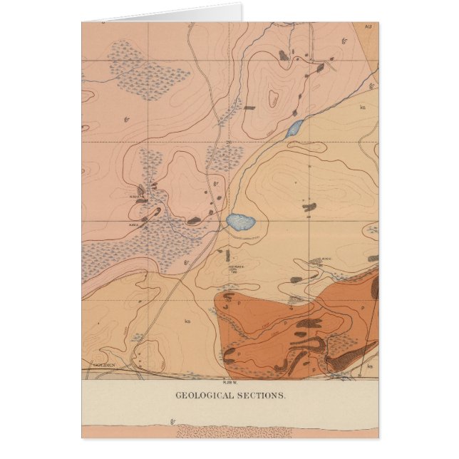 Detailliertes Geologie-Blatt XXI (Vorne)