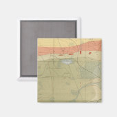 Detailliertes Geologie-Blatt XXV Magnet (Vorderseite/Rückseite)