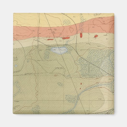 Detailliertes Geologie-Blatt XXV Magnet (Vorne)