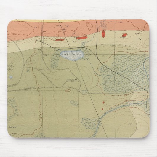 Detailliertes Geologie-Blatt XXV Mousepad (Vorne)