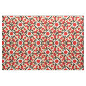 Detailliertes geometrisches Muster des Ethnic Red Stoff (Fat Quarter (45,7 x 55,9 cm))