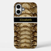 Detailliertes Schlangenhautmuster Case-Mate iPhone Hülle (Rückseite)