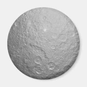 Detailliertes Vollmond-Foto Hochauflösende Mondo Magnet