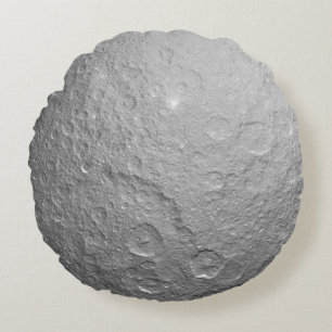Detailliertes Vollmond-Foto Hochauflösende Mondo Rundes Kissen