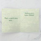 Detailportrait des keltischen Eichenkönigs Karte (Innenseite)