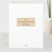 Detailportrait des keltischen Eichenkönigs Karte (Rückseite)