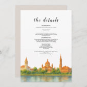 Details Card- St Augustine Einladung (Vorne/Hinten)