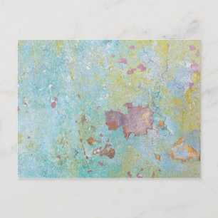 Details der bemalten Mauer   Fort Hayden, WA Postkarte