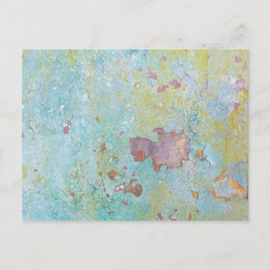 Details der bemalten Mauer | Fort Hayden, WA Postkarte (Vorderseite)