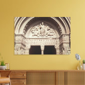 Details der Kirchenfassade mit den Leinwanddruck (Insitu (Wohnzimmer))