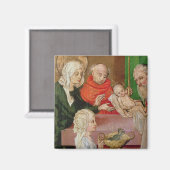 Details der Präsentation im Tempel Magnet (Vorderseite/Rückseite)