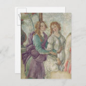 Details der Venus und der Graces Postkarte (Vorne/Hinten)