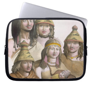 Details des Kopfschmucks in Nordwestamerika (colo Laptopschutzhülle