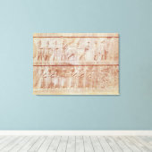 Details des Relieffries im Osten Leinwanddruck (Insitu (Holzboden))