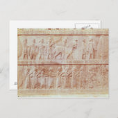 Details des Relieffries im Osten Postkarte (Vorne/Hinten)