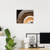 Details einer Reihe verzierter Arkaden des Alham Poster (Heimbüro)