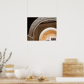 Details einer Reihe verzierter Arkaden des Alham Poster (Küche)