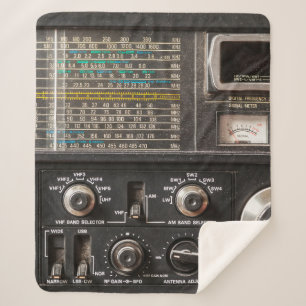 Details eines alten Funkempfängers Sherpadecke
