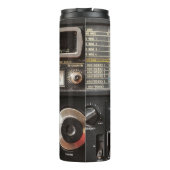Details eines alten Funkempfängers Thermosbecher (Rückseite)