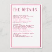 Details Einfache moderne, fett farbige Hexagon Geo Begleitkarte (Vorderseite)