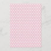 Details Einfache moderne, fett farbige Hexagon Geo Begleitkarte (Rückseite)