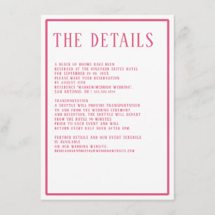 Details Einfache moderne, fett farbige Hexagon Geo Begleitkarte