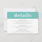 DETAILS Fett-Junge-Minze Einladung (Vorderseite)