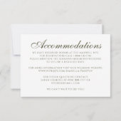 DETAILS | Floral Art Nouveau RSVP Karte (Rückseite)