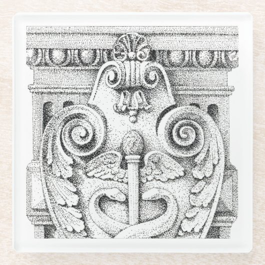 DETAILS Glasgetränkekasten Glasuntersetzer (Vorderseite)