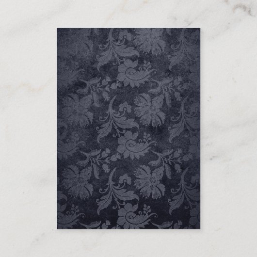 Details Halloween Wedding Orange Rose Begleitkarte (Rückseite)