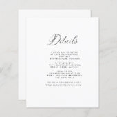 Details-Karte (Vorne/Hinten)