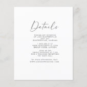 Details-Karte (Vorderseite)