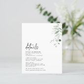 Details-Karte (Stehend Vorderseite)