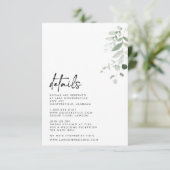 Details-Karte Begleitkarte (Stehend Vorderseite)