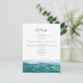 Details Karte für das tropische Meer (Stehend Vorderseite)